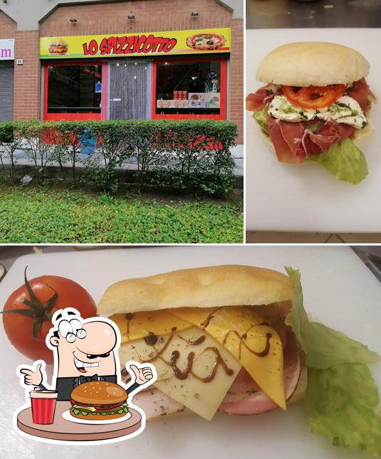 Prova un hamburger a Lo Spizzicotto - Pizzeria da Asporto