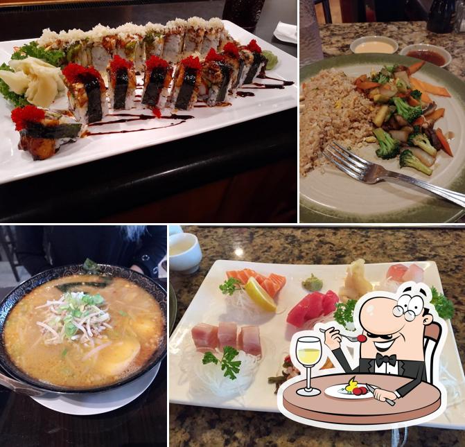 Platos en Nagoya Sushi Bar and Japanese Steak House
