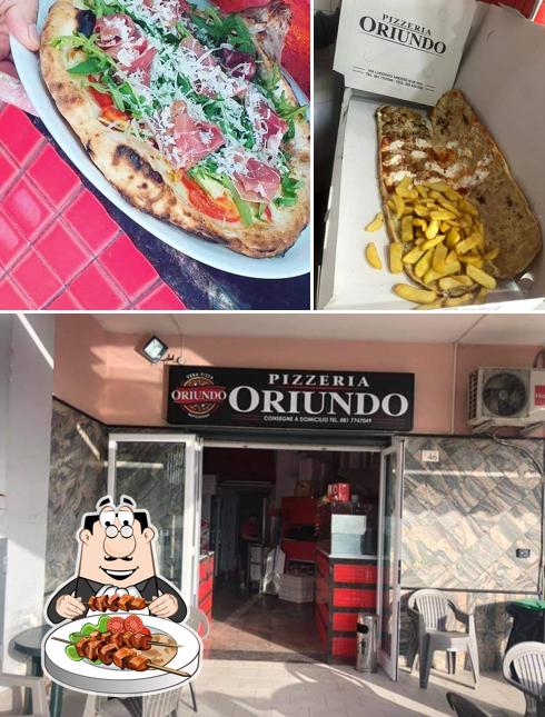 Pizzeria Oriundo si caratterizza per la cibo e interni