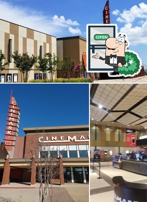 The exterior of Cinemark Alliance Town Center and XD