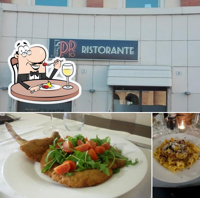 PR10 Ristorante si caratterizza per la cibo e esterno