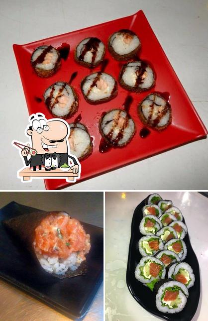 Experimente diversas opções de sushi