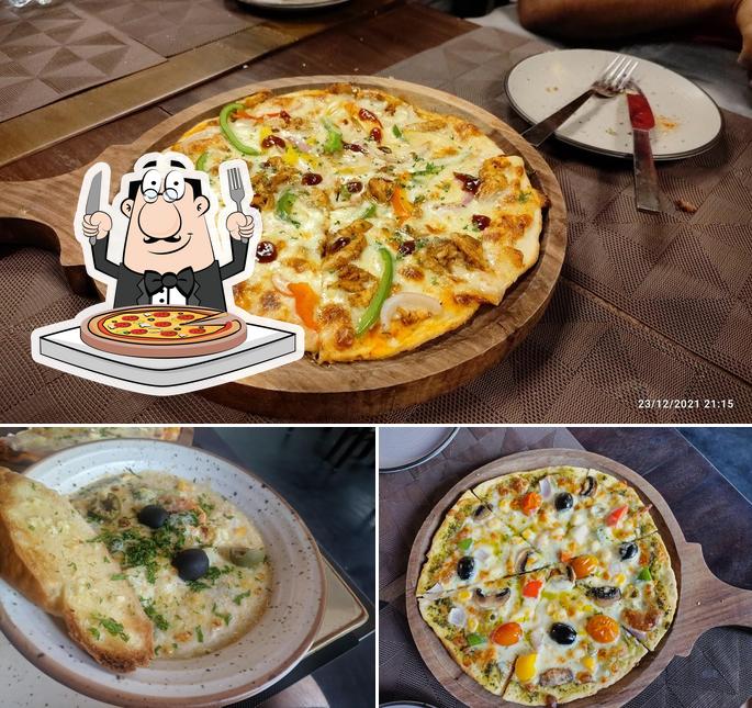 Pick pizza at The Old Potion House