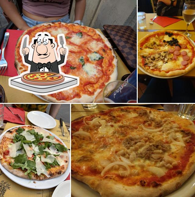 Get pizza at L'Imperatore Ristorante Pizzeria