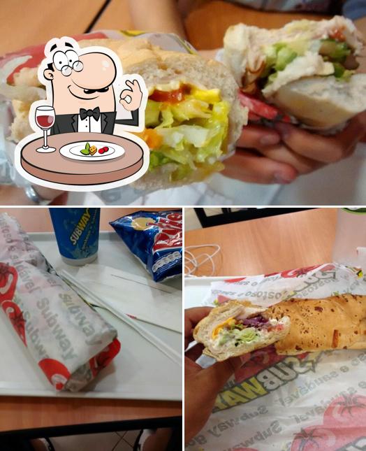 Comida em Subway