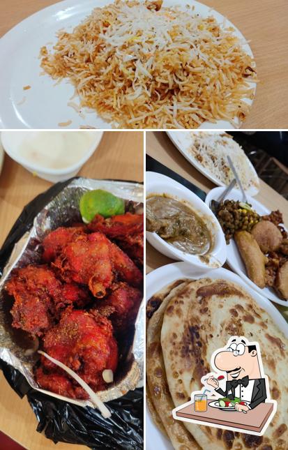 Food at Hyderabadi Zaika