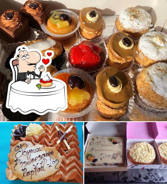 Boulangerie Pâtisserie "Maes julien" offre une éventail de desserts