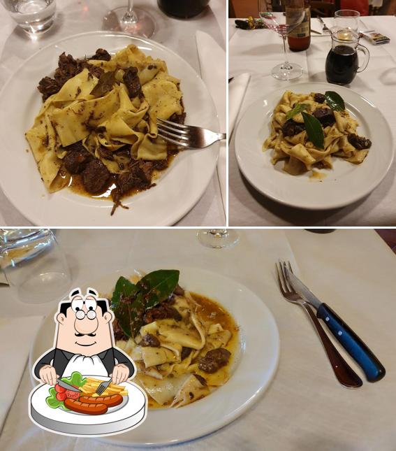 Pappardelle à Ristorante La Rosa Blu