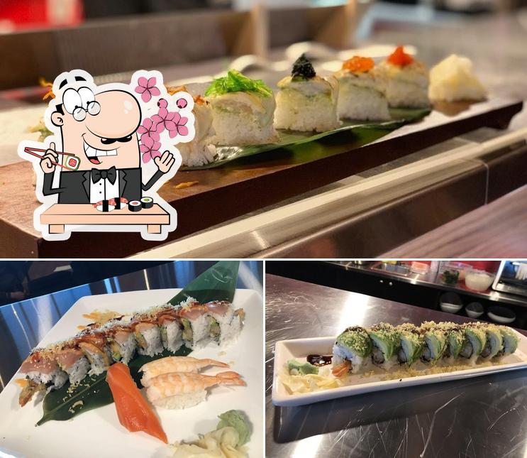 Les sushi sont disponibles à Sushi Belmont