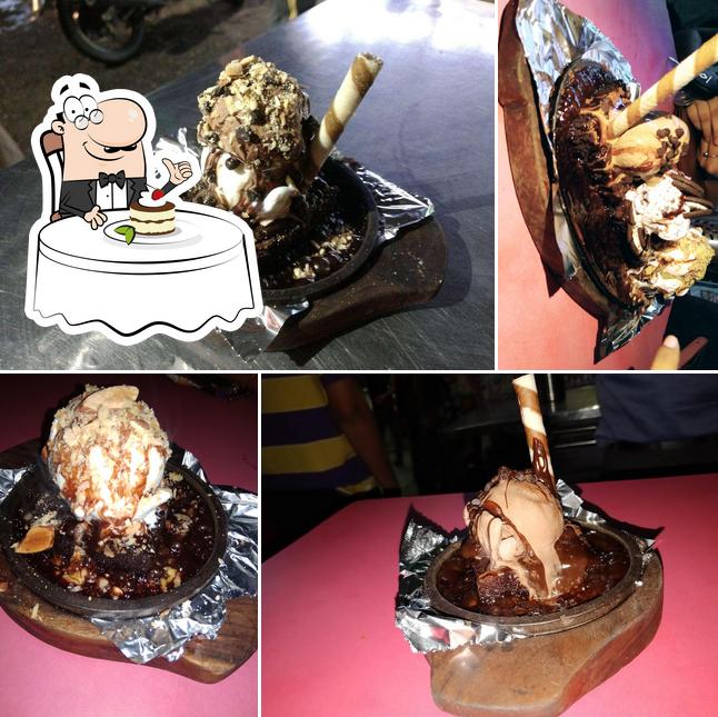 Don’t forget to order a dessert at Sizzling Brownie