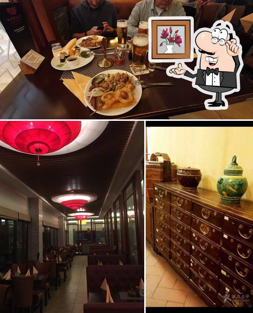 Die Inneneinrichtung von China Restaurant ASIA HOUSE