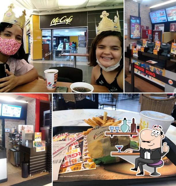 O interior do Burger King