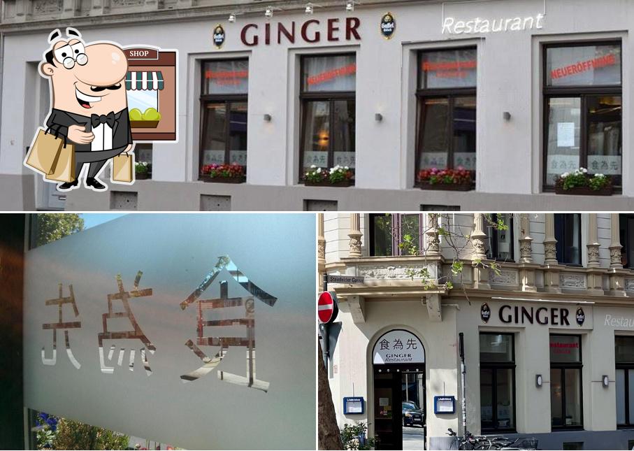 L'extérieur de GINGER Restaurant