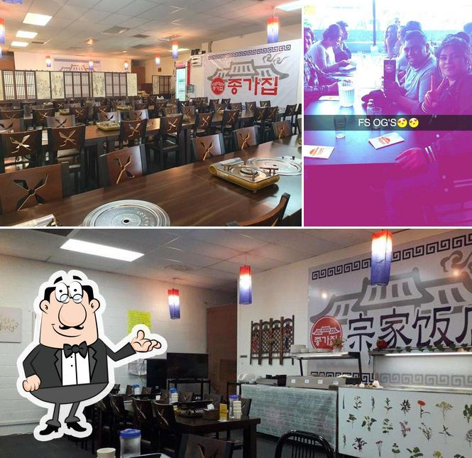 The interior of Family House BBQ Buffet Korean Restaurant