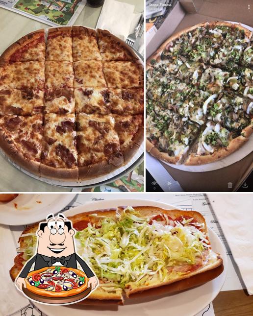 Pick pizza at Riverbend Pizza and restaurant