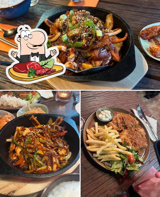 Essayez des repas à base de viande à Für Dich (Korean Soul Food)