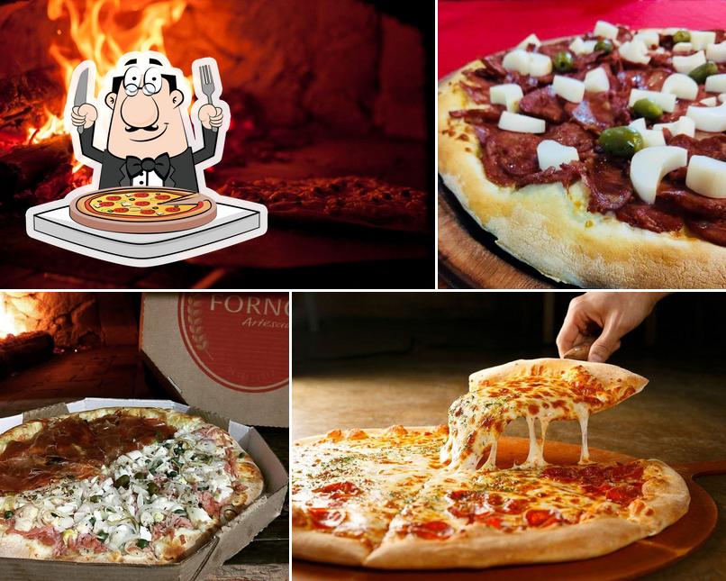 Escolha pizza no Forno de Barro Pizzaria - FECHADO