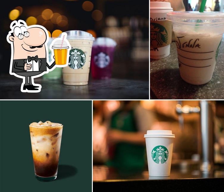Starbucks serves a range of beverages