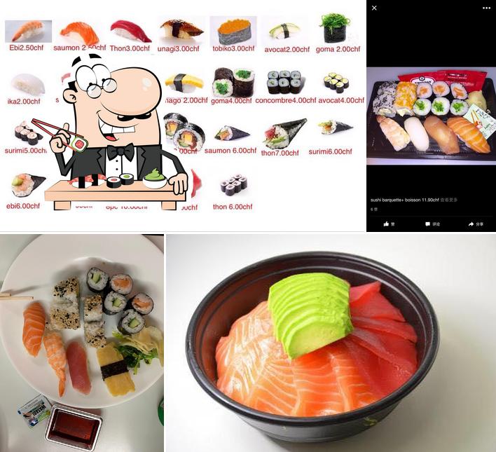 Prenditi le varie opzioni di sushi