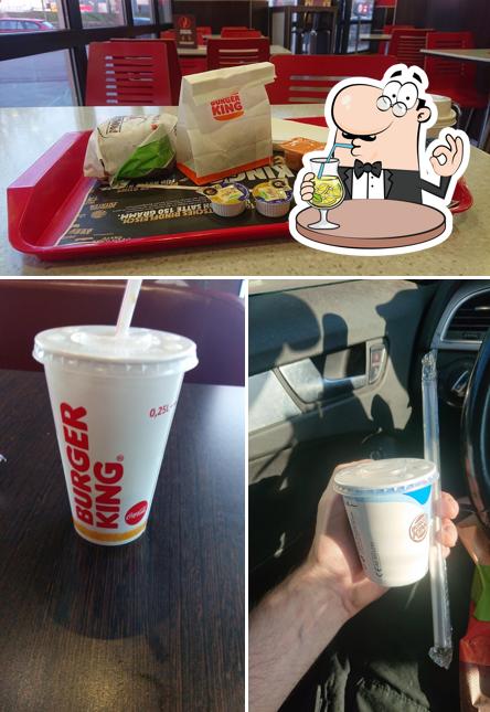 Las fotos de bebida y comida en Burger King
