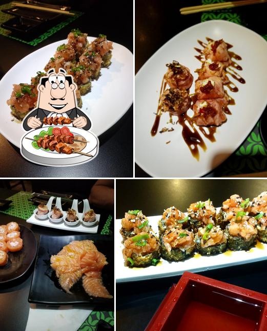 Comida em Honshu Sushi em Movimento