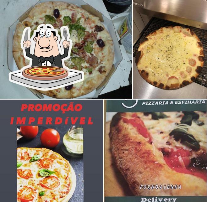 Peça diversos tipos de pizza