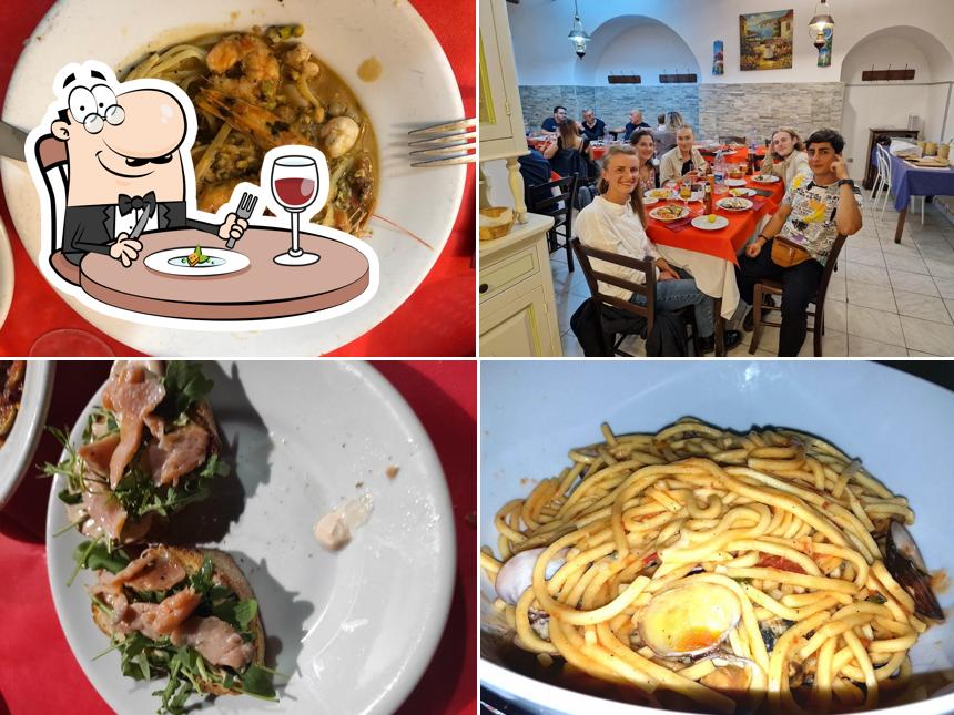 Platti al Trattoria Il mare