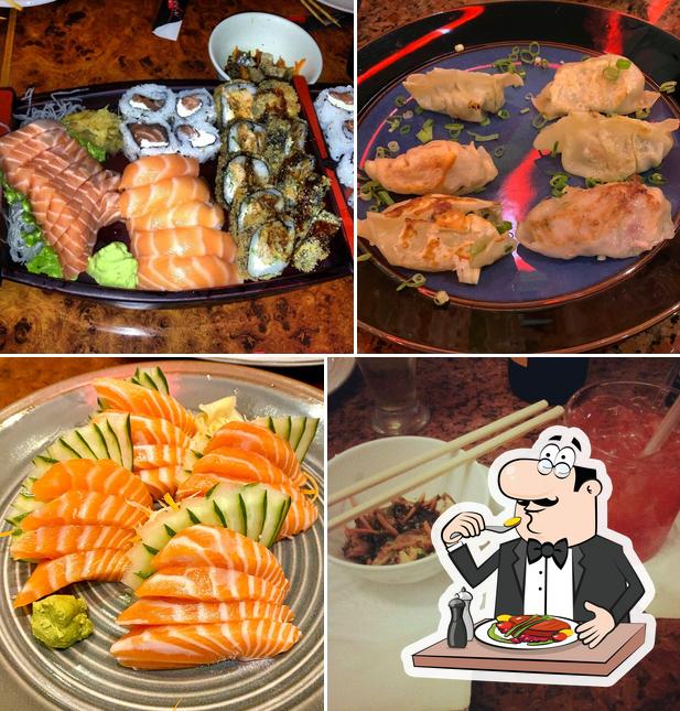 Platos en Sushi Hokkai - Restaurante Japonês