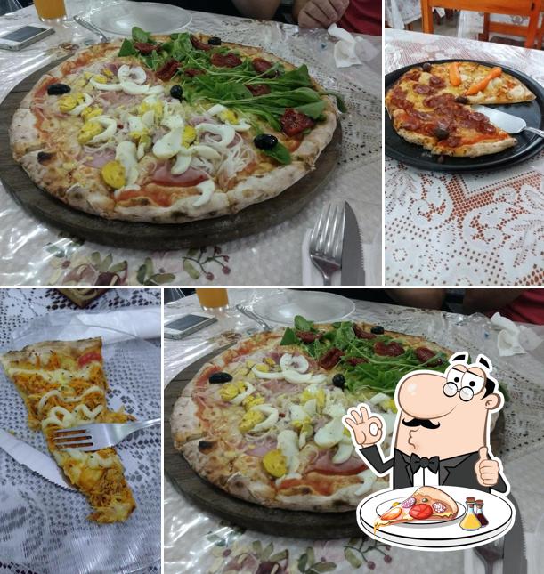 Escolha diversos tipos de pizza