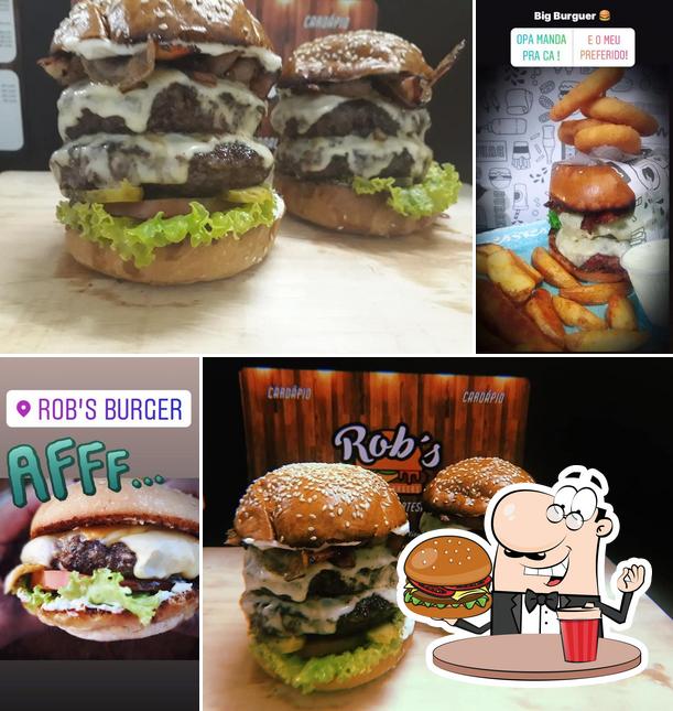 Consiga um hambúrguer no Rob's Burgers