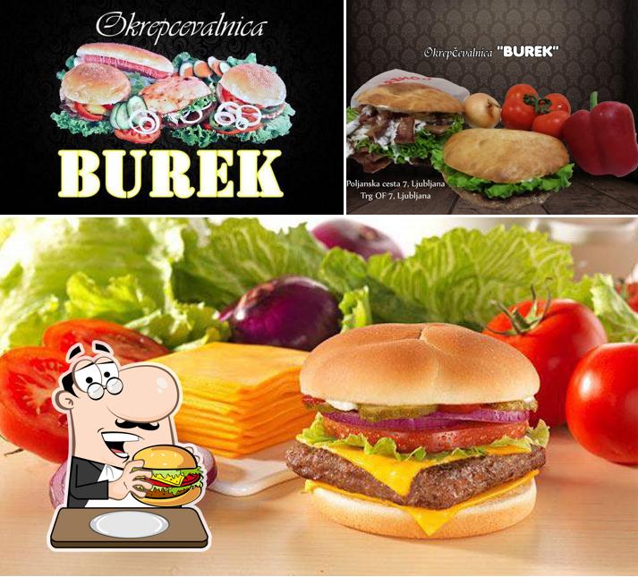 Gli hamburger di Okrepčevalnica BUREK potranno soddisfare molti gusti diversi