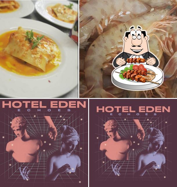 Cibo al Hotel Eden