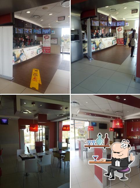 L'intérieur de KFC Laudium