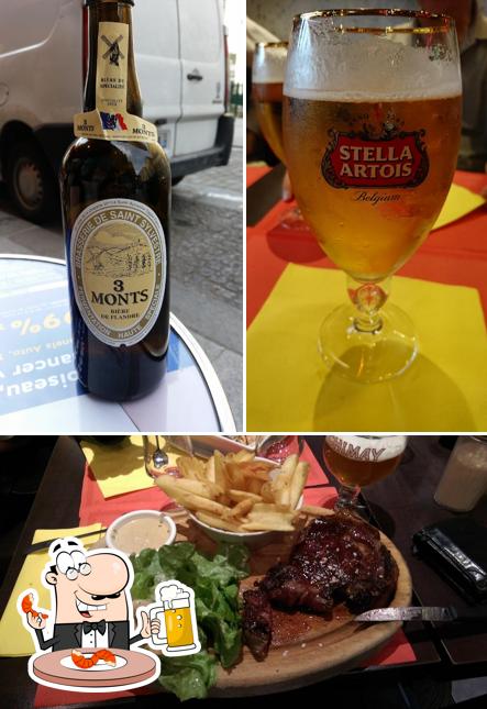 Prenez une bière avec votre dîner