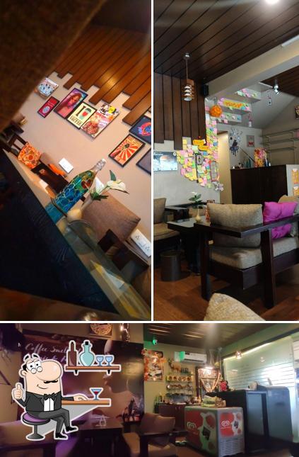 The interior of Jumpin Beans Cafe & Restaurant