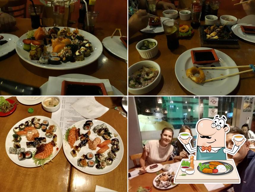 Platos en Kaori Sushi Lounge