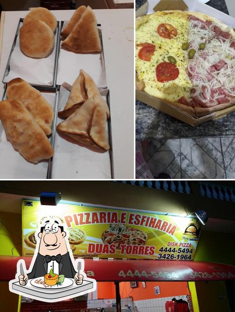 Platos en Pizzaria E Esfiharia Duas Torres