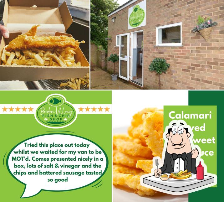 Taste chips at Bredon Village Fish and Chip Shop