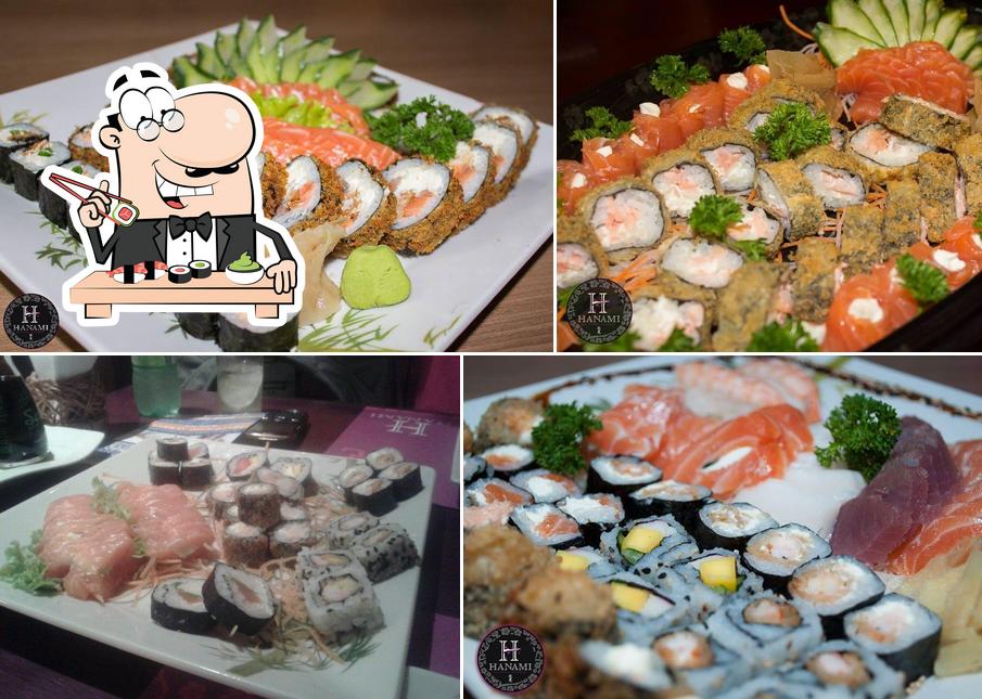 Experimente diversas opções de sushi