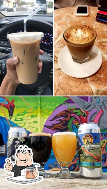 Quench your thirst with a drink at Kookaburra Coffee Co