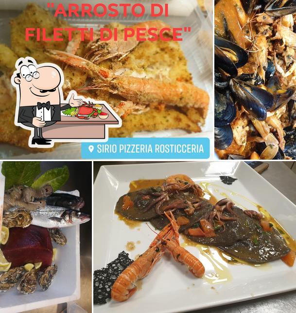 Gli ospiti di SIRIO Pizzeria & Bistrot - Passatempo di Osimo possono provare diversi prodotti di cucina di mare