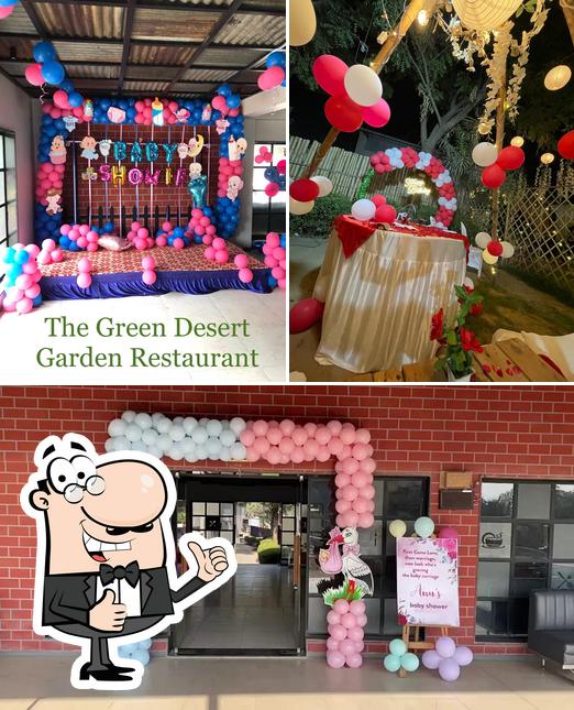 Here's a picture of The Green Desert Garden Restaurant