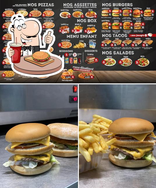 Les hamburgers de Pizz Burger Belfort will conviendront différents goûts