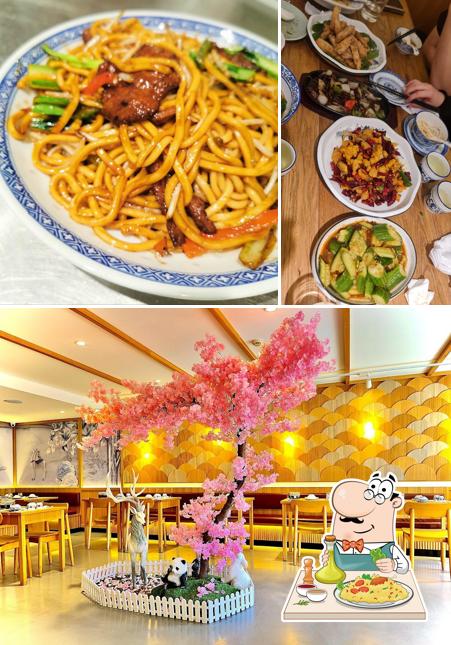 The picture of food and interior at Dear Deer Dumpling Crows Nest