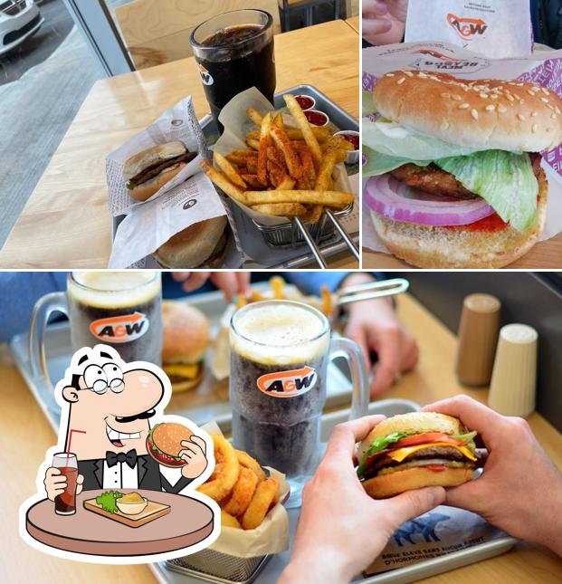 Prenez un hamburger à A&W Canada