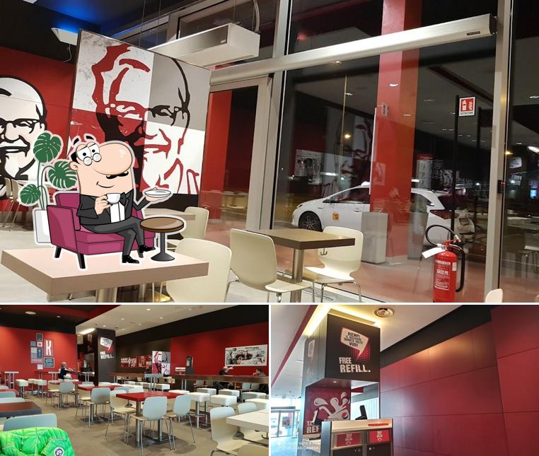 Gli interni di KFC