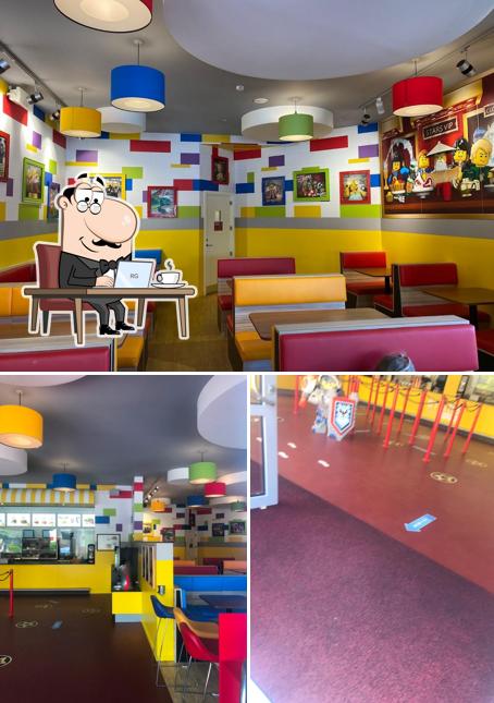 The interior of Burger Kitchen