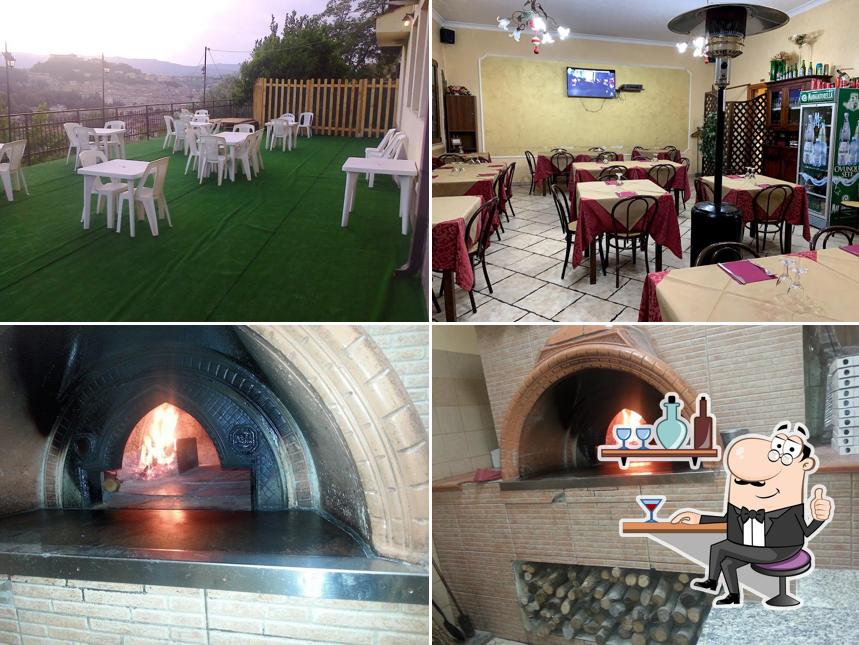 Gli interni di Il Panorama Pizzeria di luggiosa forciniti