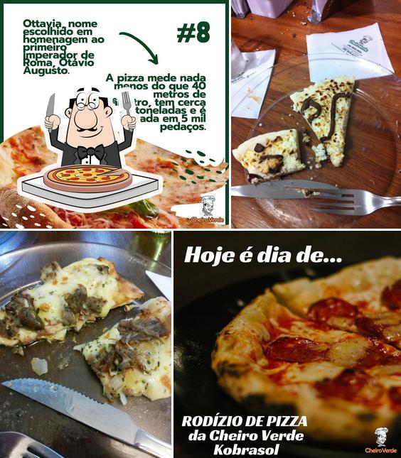 Peça pizza no Restaurante e Pizzaria Cheiro Verde Kobrasol