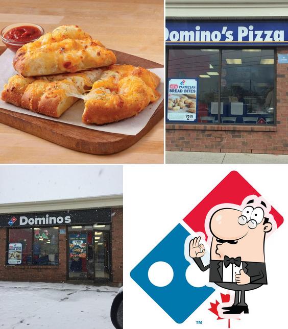 Look at the photo of Domino's Pizza